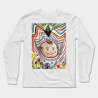 Cutie Patootie Hand Drawn Kew pie Long Sleeve T-Shirt